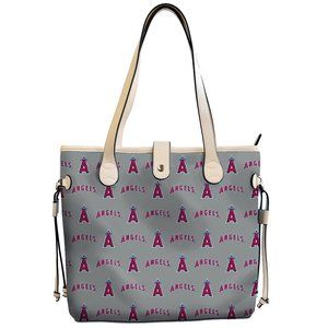 MLB Los Angeles Angels Patterned Tote Bag
